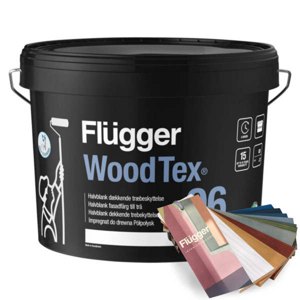 Flügger 06 Wood Tex Holzschutz | Farbig